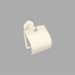 Toilet Roll Holder with cover Μπεζ Ματ SANCO