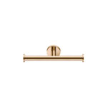 Double Toilet Roll Holder PVD Warm Bronze Polished SANCO