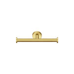 Double Toilet Roll Holder PVD Golden Brass Brushed SANCO