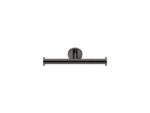 Double Toilet Roll Holder PVD Gun Metal Polished SANCO