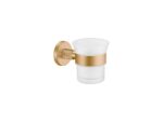 Glass Holder wall Mounted PVD Warm Bronze Brushed SANCO