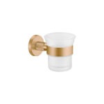 Glass Holder wall Mounted PVD Warm Bronze Brushed SANCO