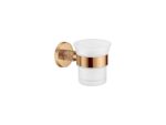 Glass Holder wall Mounted PVD Warm Bronze Polished SANCO