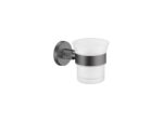 Glass Holder wall Mounted PVD Gun Metal Brushed SANCO
