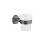 Glass Holder wall Mounted PVD Gun Metal Brushed SANCO