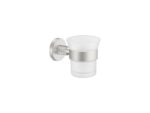 Glass Holder wall Mounted PVD Νίκελ Steel SANCO