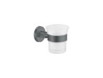 Glass Holder wall Mounted Ανθρακί Grain SANCO