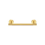 Single Towel Rail (30cm) PVD Golden Brass Brushed SANCO