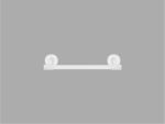 Single Towel Rail (30cm) Λευκό Ματ SANCO