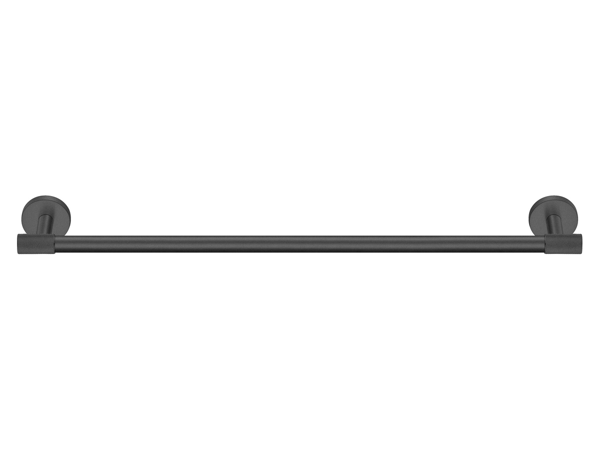 121304-60-122 Single Towel Rail (60cm) Σκούρο Γραφίτη SANCO - Image 1