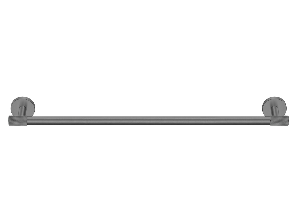 121304-60-PVD-05BR Single Towel Rail (60cm) PVD Gun Metal Brushed SANCO - Image 1