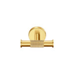 Διπλό Άγκιστρο Μπουρνουζιού PVD Golden Brass Brushed SANCO