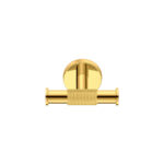 Διπλό Άγκιστρο Μπουρνουζιού PVD Golden Brass Polished SANCO
