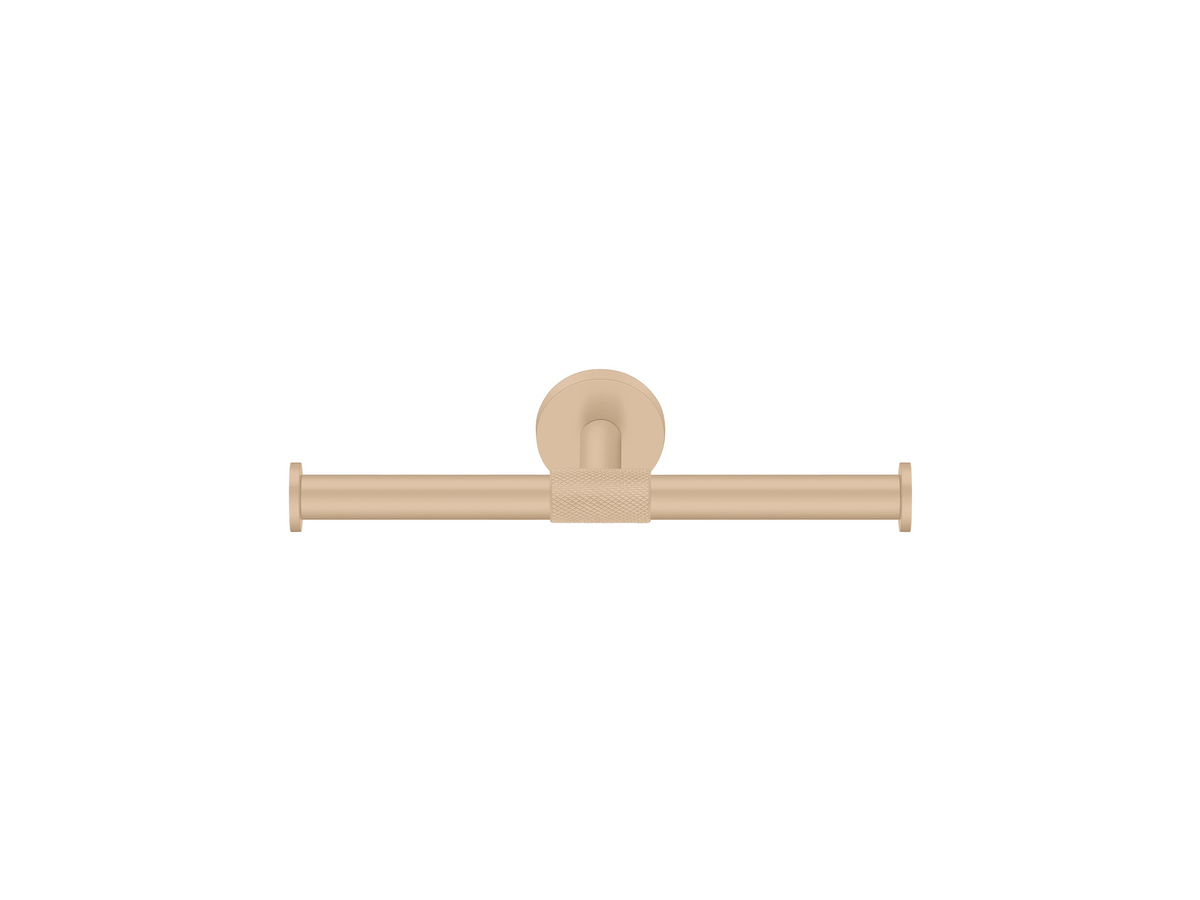 121326-M103 Double Toilet Roll Holder Mocha Ματ SANCO - Image 1