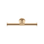 Double Toilet Roll Holder PVD Warm Bronze Polished SANCO