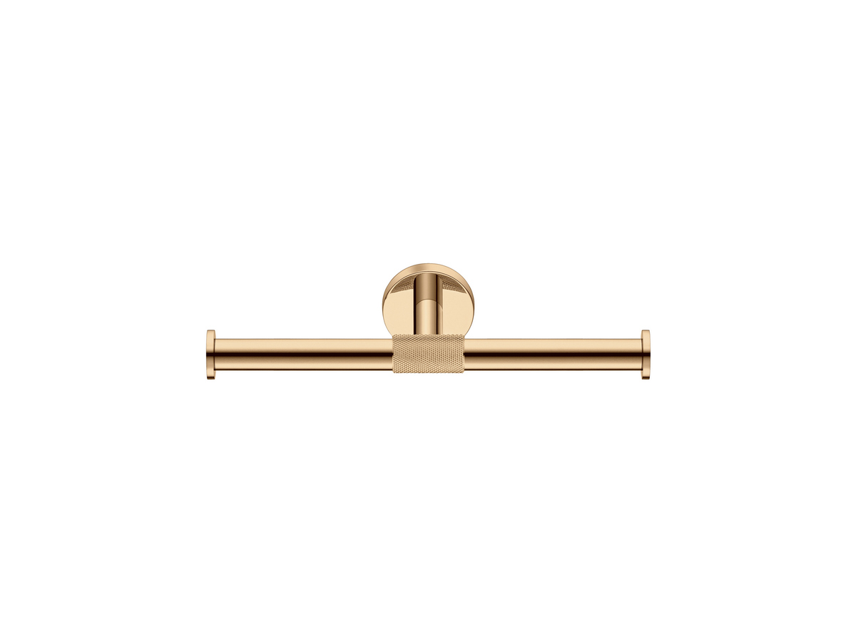 121326-PVD-01PL Double Toilet Roll Holder PVD Warm Bronze Polished SANCO - Image 1