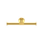 Double Toilet Roll Holder PVD Golden Brass Polished SANCO
