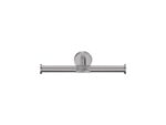 Double Toilet Roll Holder PVD Gun Metal Brushed SANCO