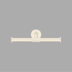 Double Toilet Roll Holder Μπεζ Ματ SANCO