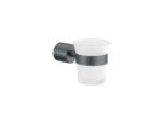 Glass Holder wall Mounted Ανθρακί Grain SANCO