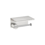 Toilet Roll Holder with cover PVD Νίκελ Steel SANCO