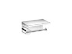 Toilet Roll Holder with cover Χρωμέ SANCO