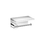 Toilet Roll Holder with cover Χρωμέ SANCO