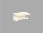 Toilet Roll Holder with cover Μπεζ Ματ SANCO