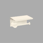 Toilet Roll Holder with cover Μπεζ Ματ SANCO