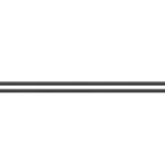 Double Towel Rail (60cm) Μαύρο Ματ SANCO