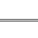 Double Towel Rail (60cm) Μαύρο Ματ SANCO