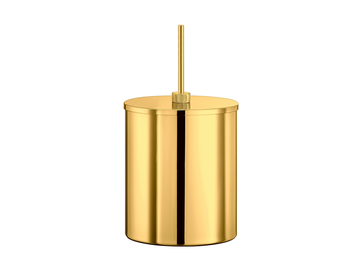 190025-PVD-02PL Κάδος Απορριμμάτων PVD Golden Brass Polished SANCO - Image 1