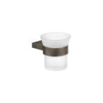 Glass Holder wall Mounted Dark Bronze Mat SANCO