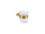 Glass Holder wall Mounted PVD Warm Bronze Brushed SANCO