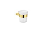 Glass Holder wall Mounted PVD Golden Brass Polished SANCO