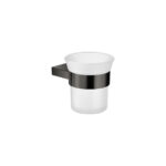 Glass Holder wall Mounted PVD Gun Metal Polished SANCO