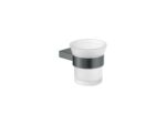 Glass Holder wall Mounted Ανθρακί Grain SANCO