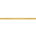 Single Towel Rail (60cm) PVD Golden Brass Brushed SANCO