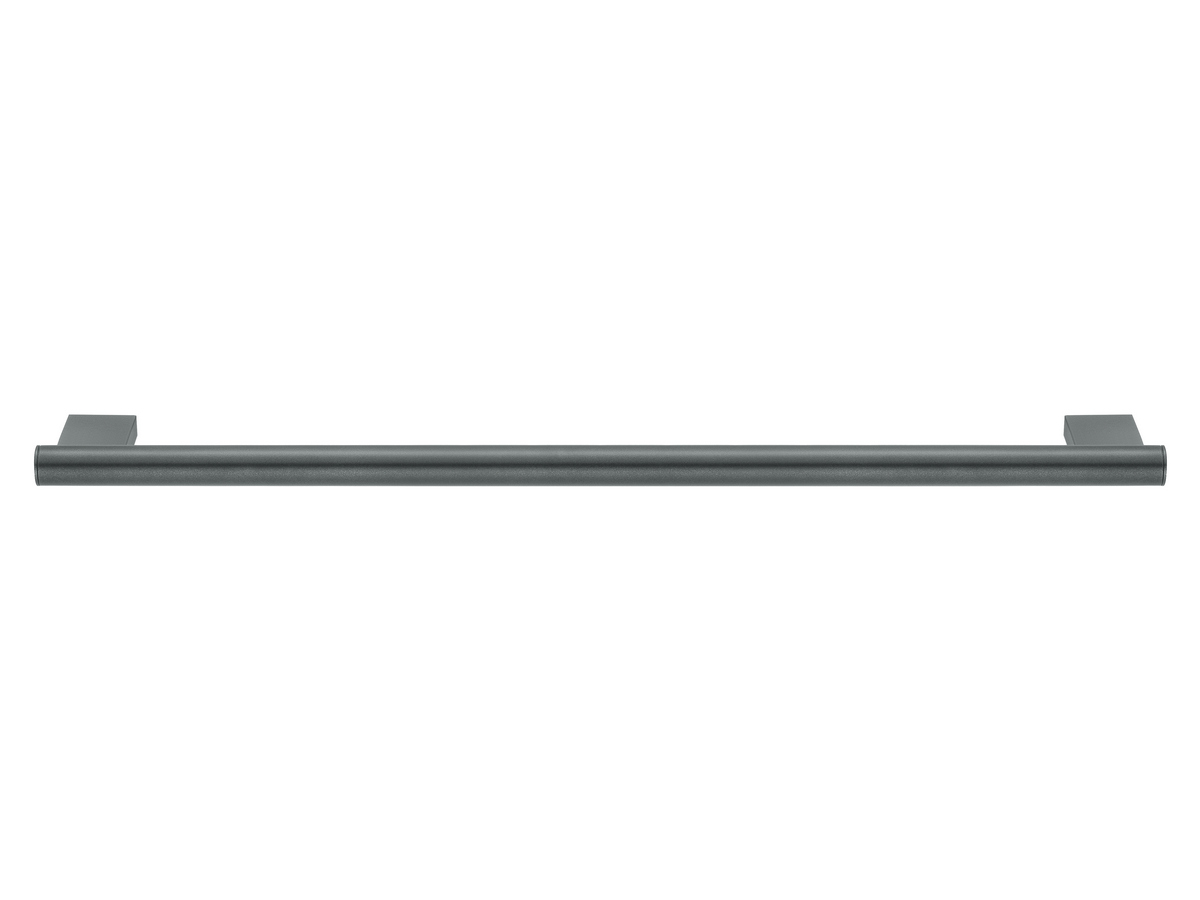 21804-60-Μ118 Single Towel Rail (60cm) Ανθρακί Grain SANCO - Image 1