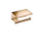 Toilet Roll Holder with cover PVD Warm Bronze Polished SANCO
