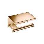 Toilet Roll Holder with cover PVD Warm Bronze Polished SANCO