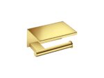 Toilet Roll Holder with cover PVD Golden Brass Polished SANCO