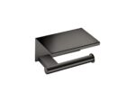 Toilet Roll Holder with cover PVD Gun Metal Polished SANCO