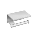 Toilet Roll Holder with cover PVD Νίκελ Steel SANCO