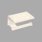 Toilet Roll Holder with cover Μπεζ Ματ SANCO