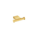 Διπλό Άγκιστρο Μπουρνουζιού PVD Golden Brass Brushed SANCO