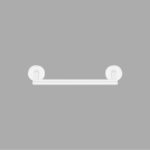 Single Towel Rail (30cm) Λευκό Ματ SANCO