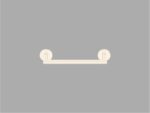 Single Towel Rail (30cm) Μπεζ Ματ SANCO