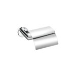 Toilet Roll Holder with cover Χρωμέ SANCO