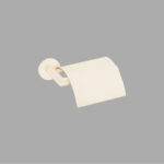 Toilet Roll Holder with cover Μπεζ Ματ SANCO